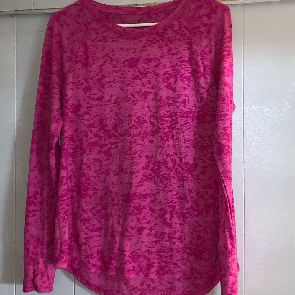 Bright Pink Long-Sleeve Shirt